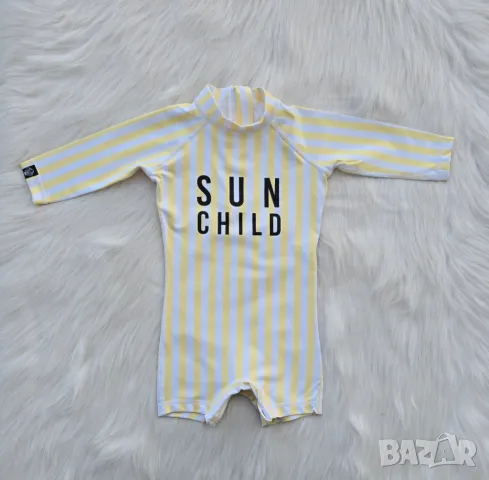 Нов детски бански UPF 50+ размер 9-12 месеца 