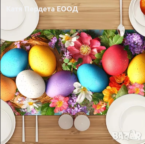 Великденски тишлайфер за маса - код 27, снимка 3 - Покривки за маси - 53749741