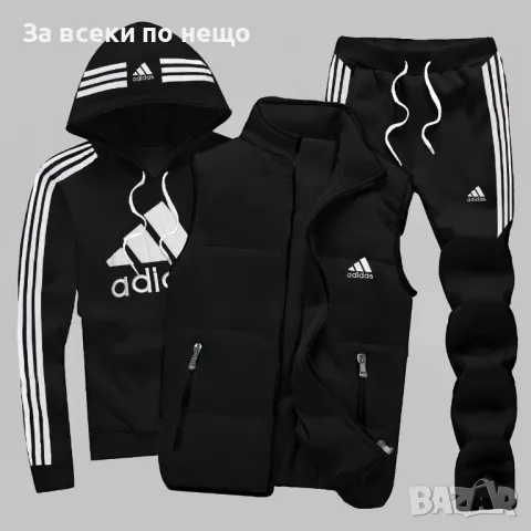 Мъжки спортен комплект Adidas - 3 налични цвята Код A212, снимка 2 - Спортни дрехи, екипи - 47711750