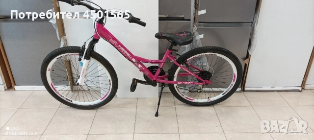 Велосипед 24 цола Принцес розово , снимка 2 - Велосипеди - 51438534