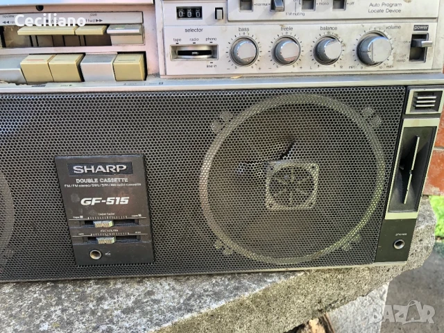 SHARP GF 515Z-за възстановяване ,части или донор !, снимка 5 - Радиокасетофони, транзистори - 51047052