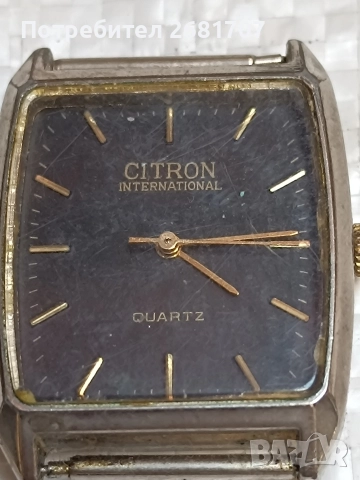 позлатен дамски часовник Citron, снимка 2 - Дамски - 52963920