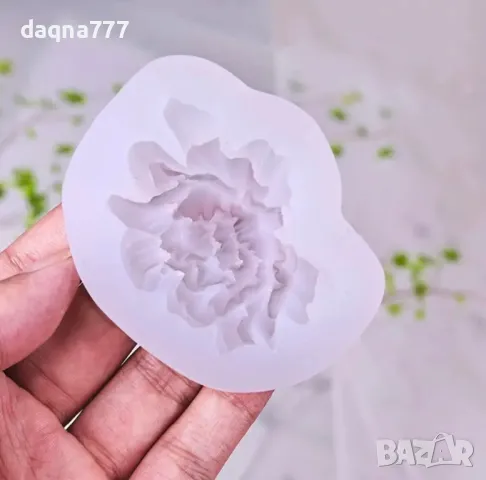 Силиконова роза пион молд, снимка 7 - Други - 50346225