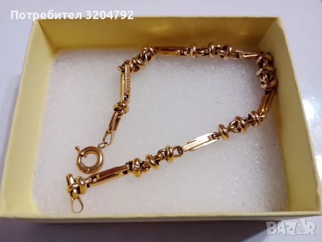 Златна гривна 14к, снимка 1