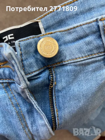 Летни Дънки Elisabetta Franchi - Boyrfriend, снимка 8 - Дънки - 50343339