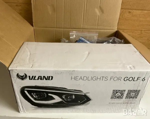 LED фарове за VW golf 6 2008 - 2013, голф, снимка 7 - Части - 48711298