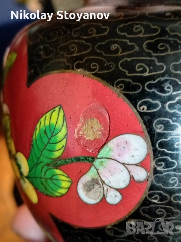 Китайска ваза - глазуне, снимка 7 - Антикварни и старинни предмети - 53117859