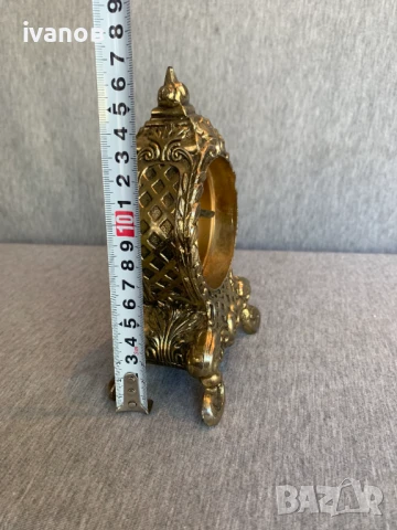 стар настолен каминен часовник , снимка 3 - Антикварни и старинни предмети - 50506860