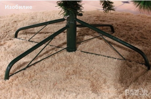 Изкуствено борче/елха със заскрежени иглички, снимка 2 - Декорация за дома - 52339972