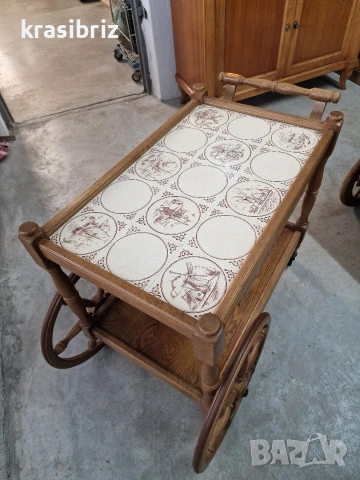 Масивна Количка за Сервиране -внос от ГЕРМАНИЯ! , снимка 3 - Други - 53518014