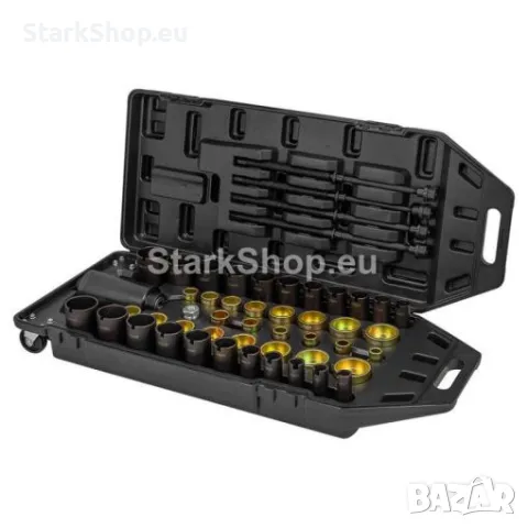 Професионален Хидравличен Комплект за Монтаж и Демонтаж на Шарнири Селенови Втулки Лагери Семеринги , снимка 2 - Други инструменти - 50260348