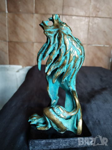 статуетка,пластика-лъв от Иван Иванов, снимка 4 - Други ценни предмети - 45056273