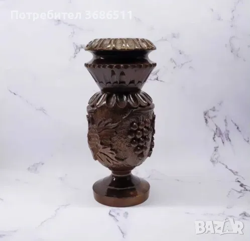 Дървени вази handmade, снимка 3 - Вази - 47012967