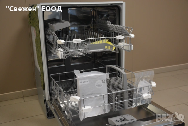 Bosch SMV2ITX09E – Съдомиялна за пълно вграждане, 60 см, 13 комплекта, Serie 2, Home Connect, снимка 4 - Съдомиялни - 53333560