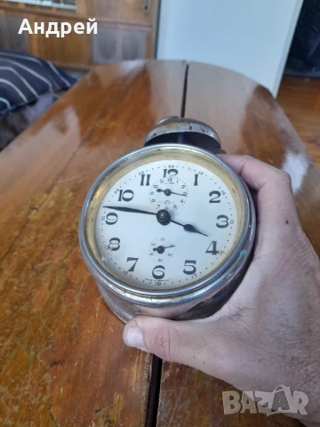 Стар Немски Будилник,часовник, снимка 2 - Антикварни и старинни предмети - 50658306
