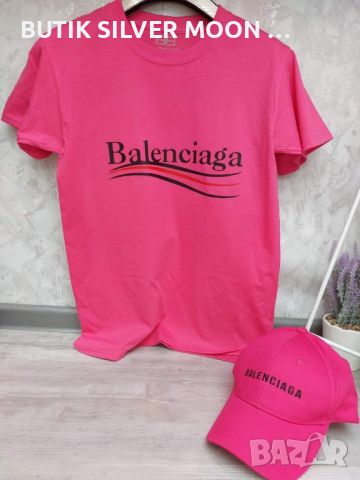 Дамски Памучни Тениски 💥XS-3XL💥 BALENCIAGA , снимка 4 - Тениски - 46634920