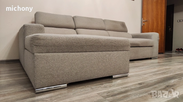 Ъглов разтегателен диван 270х170см., снимка 3 - Дивани и мека мебел - 54048261