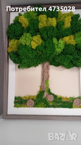 Картина със скандинавски мъх 