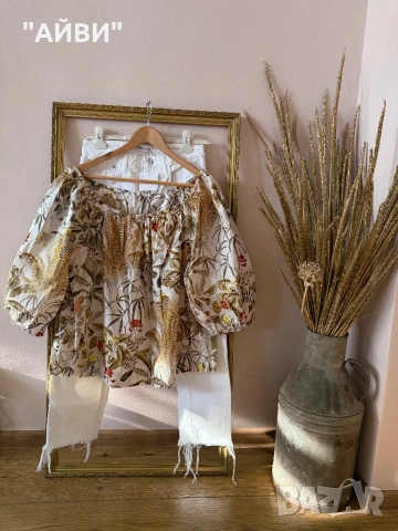 ZARA дамски дънки и риза, снимка 4 - Дънки - 53966394