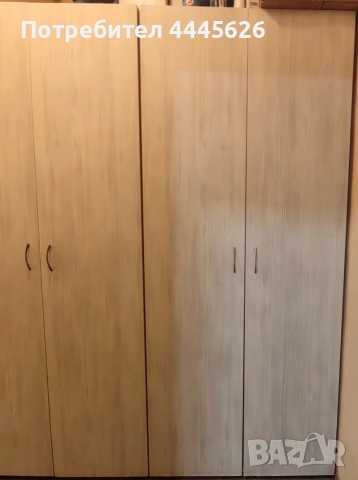 Продавам КОМПЛЕКТ гардероби – 5-крилен (2+3) - отлично състояние. , снимка 3 - Гардероби - 52829056