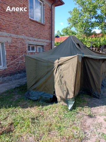 Военна офицерска палатка с гумиран под, снимка 14 - Екипировка - 45545295
