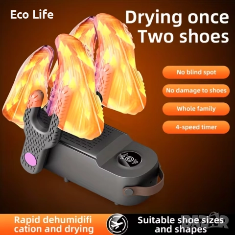 Електрически сушилник и стерилизатор за обувки, снимка 9 - Сешоари - 52413884