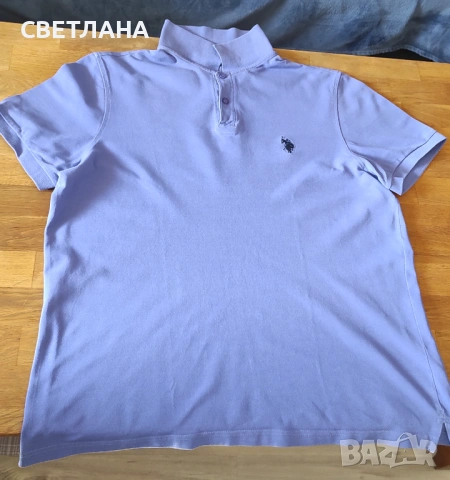 Мъжка блуза с къс ръкав U.S.Polo Assn.,тениска с яка, снимка 7 - Тениски - 54115173
