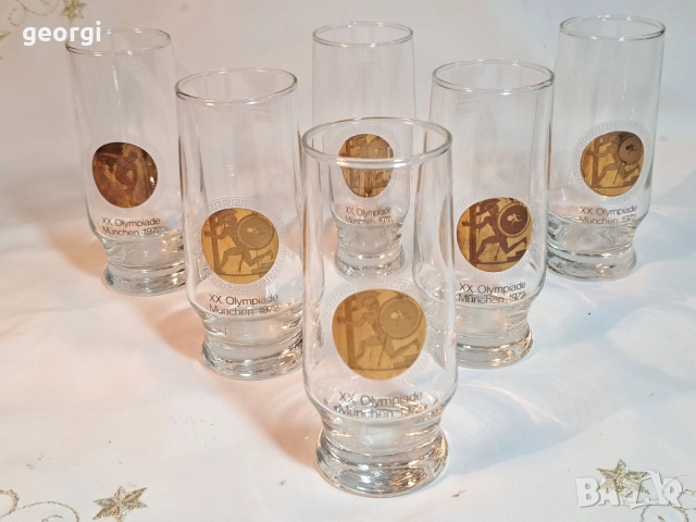 немски колекционерски чаши за бира от Олимпиадата в Мюнхен 1972 28/4, снимка 2 - Чаши - 51945443