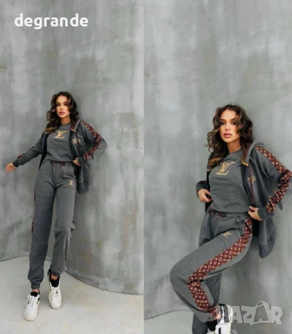 Дамски комплект 3 части Louis Vuitton, снимка 4 - Спортни екипи - 51303218