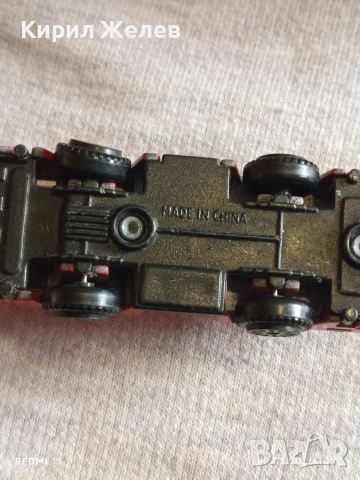 Метална количка ПОЖАРНА за КОЛЕКЦИЯ ДЕКОРАЦИЯ 42787, снимка 7 - Колекции - 53557756