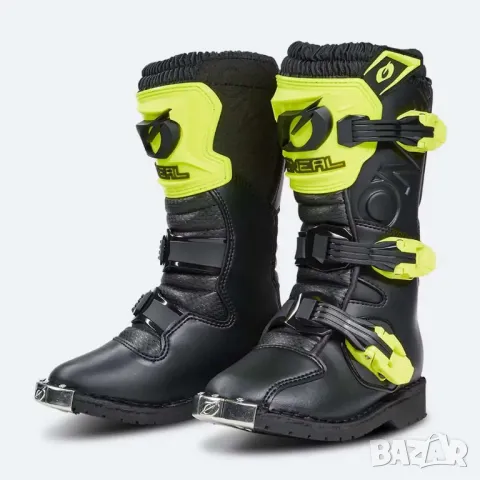 Детски мотокрос ботуши O'NEAL RIDER PRO NEON YELLOW, снимка 1 - Аксесоари и консумативи - 49606205