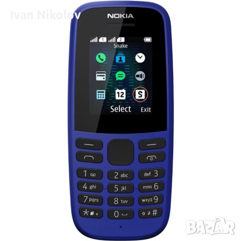 Nokia 106 Blue - син, снимка 1 - Nokia - 45758839