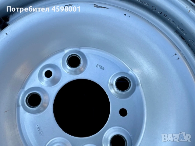 ЧИСТО НОВА Джанта 15цола 5x118+НОВА Гума Continental за Iveco Daily,Ducato,Boxer,Jumper,Movano, снимка 12 - Гуми и джанти - 53882228