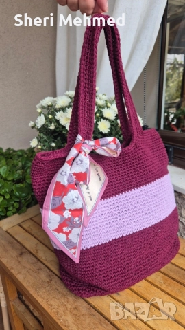 ръчно плетени чанти, снимка 2 - Чанти - 51996737