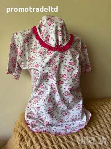 Пижама крепон къс ръкав 7/8 панталон Ареал Areal