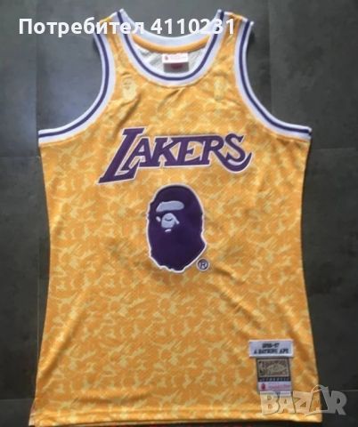 Lakers Bape jersey , снимка 2 - Баскетбол - 45919592