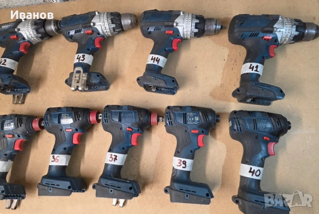 Безчетков винтоверт, импакт, гайковерт Бош Bosch , снимка 4 - Винтоверти - 50478317