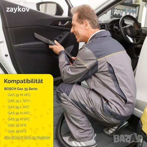 10 поларени торбички за прахосмукачка Bosch GAS 35 (35L) - 35 литрови, снимка 5 - Друга електроника - 45843725