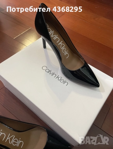 Дамски обувки на ток Calvin Klein нови, снимка 4 - Дамски елегантни обувки - 51780281