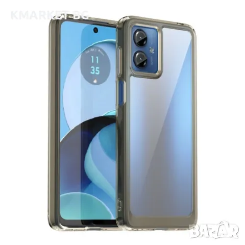 Motorola Moto G14 Силиконов Калъф Transparent TPU и Протектор, снимка 3 - Калъфи, кейсове - 48051226