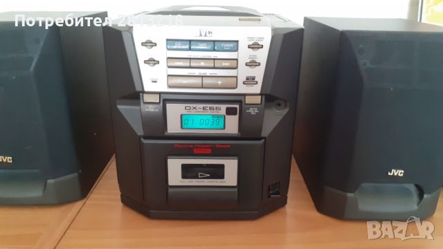 Система, уредба JVC DX-E55 с 2 броя оригиналните колони, снимка 1 - Аудиосистеми - 45496428