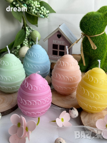 Великденски свещи “ Яйца”, снимка 2 - Подаръци за жени - 45005612
