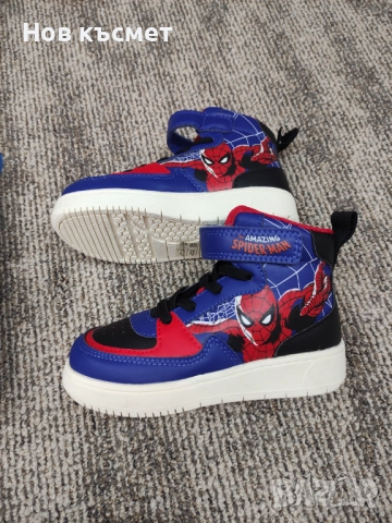 Нови детски маратонки Н&М за момче, Sonic, Spiderman, снимка 7 - Детски маратонки - 51728729