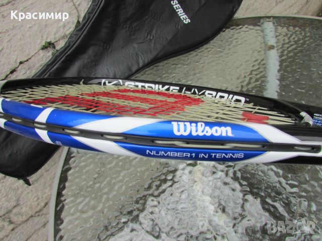 Тенис ракета Wilson (K) Strike Hybrid, снимка 12 - Тенис - 46401761