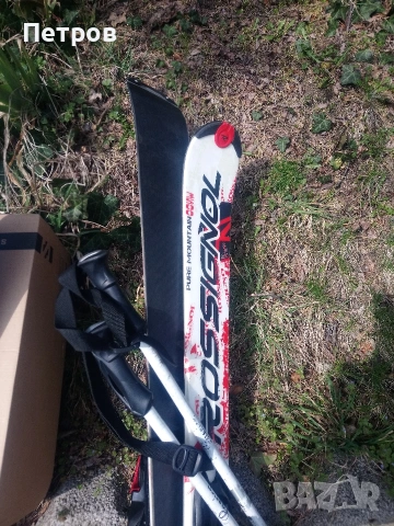 Два броя ски: "Росиньол" (146 см.) и "Саломон" (140 см.) каска "Рокси" , снимка 2 - Зимни спортове - 53755070