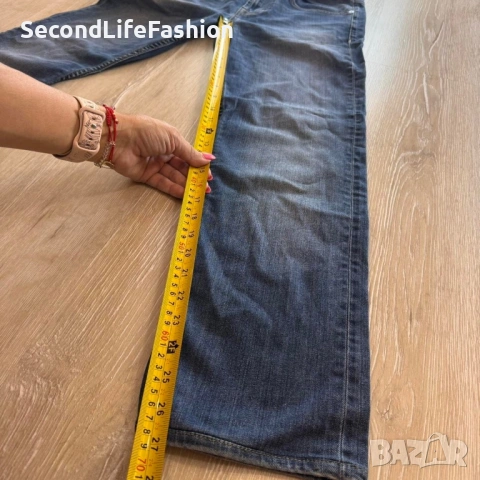 Мъжки дънки 7 for All Mankind Luxe Sport Slimmy Jeans NY сини размер 30, снимка 4 - Дънки - 53117711