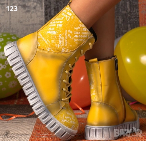 Естествена кожа ботуши Ponki номер 37 , снимка 3 - Детски боти и ботуши - 52592019