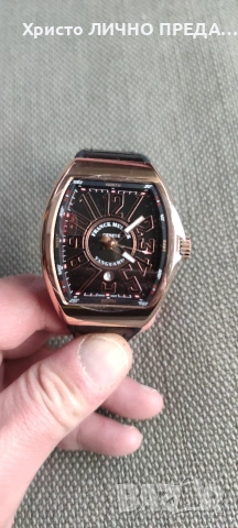Мъжки механичен луксозен часовник Franck Muller Rose Gold , снимка 13 - Мъжки - 53137638
