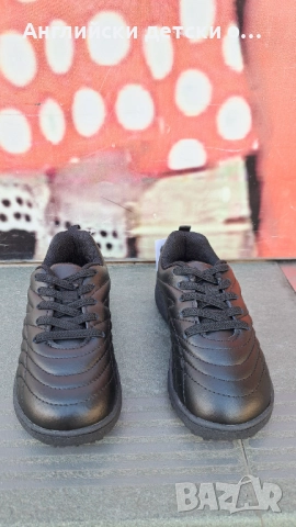 Английски детски маратонки от естествена кожа/стоножки-Next, снимка 5 - Детски маратонки - 52374984