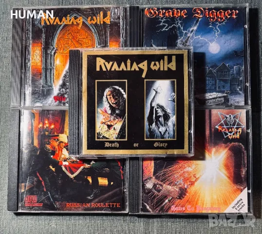 Running Wild - Grave Digger - Accept , снимка 1 - CD дискове - 49190380